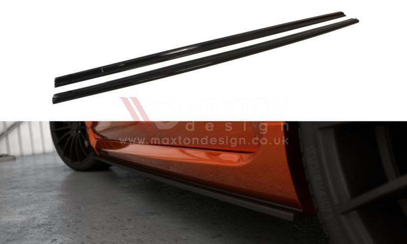 Side Skirts Diffusers Ford Focus ST / ST-Line Mk4 Gloss Black