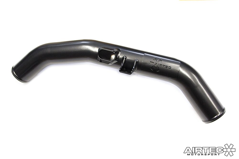 AIRTEC Alloy Top Induction Pipe for Mk2 Focus ST2 & Volvo C30 T5 BLACK FINISH