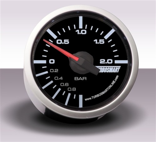 thumbnail image 2 of Turbosmart TS-0101-2025 52mm Boost Gauge – 2-0-2 Bar Turbo/Vacuum – Universal Fit 2 of 2
